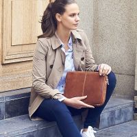 Plevier Urban Polanco Laptop Sleeve 12 Inch Cognac